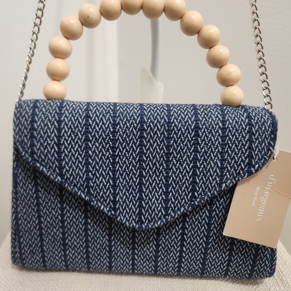 Other Handbags - Navy clutch by d'margeaux